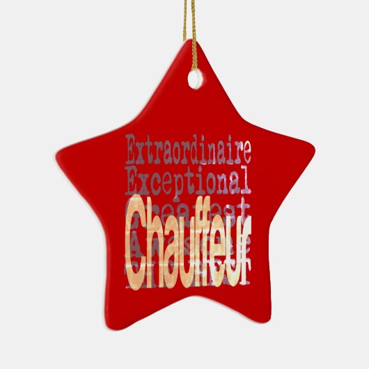 Chauffeur Keramik Ornament (Rechts)