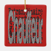 Chauffeur Keramikornament (Rückseite)