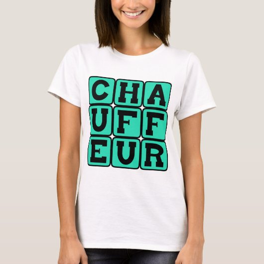 Chauffeur, Limo Fahrer T-Shirt (Vorderseite)