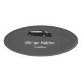 Chauffeur Namenschild (Vorderseite)