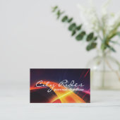 Chauffeur Taxi Fahrer Geschäft Visitenkarte (Stehend Vorderseite)