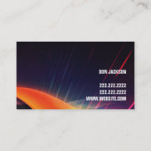 Chauffeur Taxi Fahrer Geschäft Visitenkarte (Rückseite)