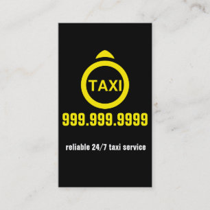 Chauffeur-Taxi-Taxifahrer-Transportunternehmen Visitenkarte
