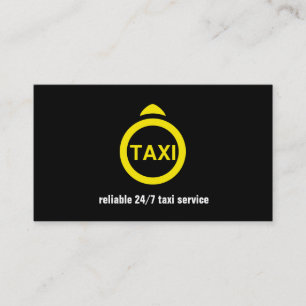 Chauffeur Taxi Taxifahrer Transportunternehmen Visitenkarte