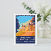 Chaumont, Chateu de la Loire, Frankreich, Vintage  Postkarte (Stehend Vorderseite)