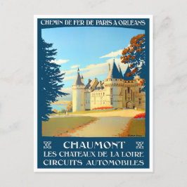 Chaumont Frankreich Jahrgang Reise Postkarte