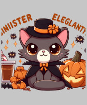Chausie Cat a Playful Blend Kawaii & Halloween