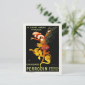 Chaussure Perrouin France Vintage Poster 1909 Postkarte (Stehend Vorderseite)