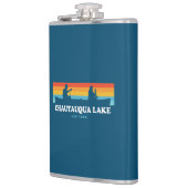 Chautauqua Lake New York Canoe Flachmann (Links)