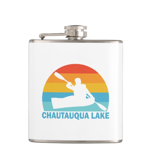 Chautauqua Lake New York Kayak Flachmann (Vorderseite)