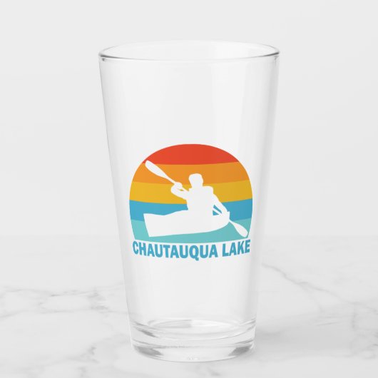 Chautauqua Lake New York Kayak Glas (Vorderseite)
