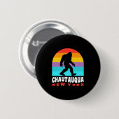 Chautauqua Lake New York Ny Retro T Shirt  Button (Vorne & Hinten)