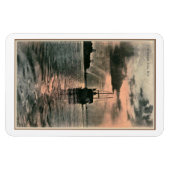 Chautauqua Lake, New York, Vintage Postkarte Magnet (Horizontal)