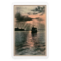 Chautauqua Lake, New York, Vintage Postkarte