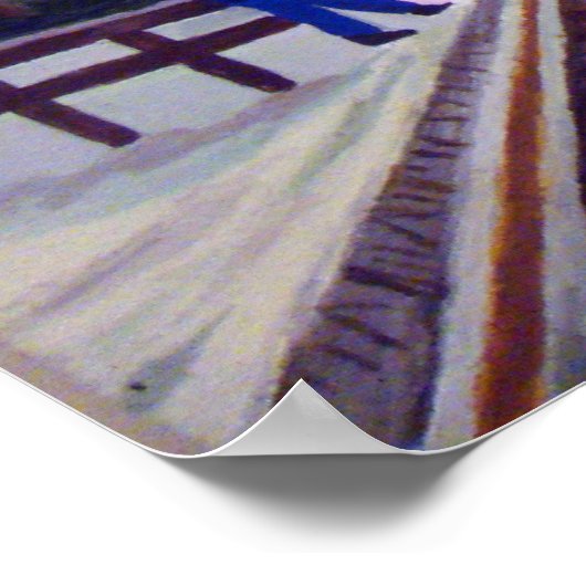 Chautauqua Landing Poster (Ecke)