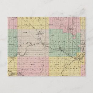 Chautauqua Landkreis, Kansas Postkarte