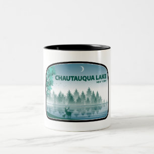 Chautauqua New York Deer Zweifarbige Tasse