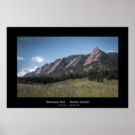 Chautauqua Park - Boulder, Colorado Poster (Vorne)