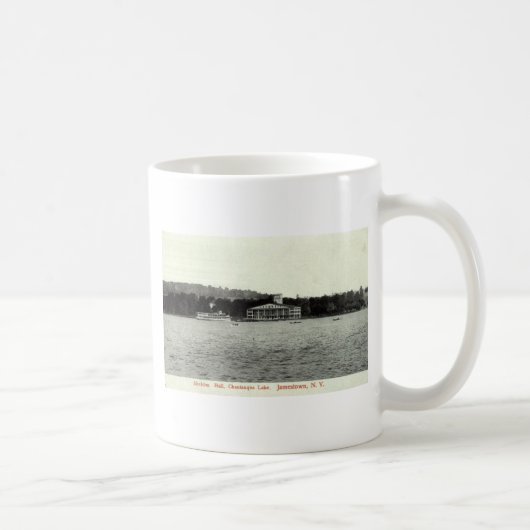Chautauqua See, Jamestown NY 1909 Vintag Kaffeetasse (Rechts)