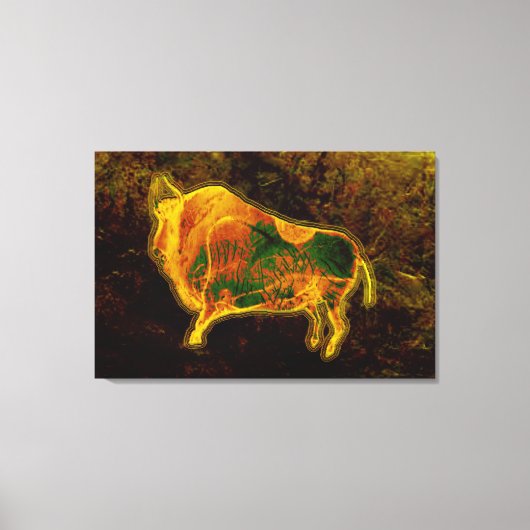 Chauvet Bison Canvas Print Leinwanddruck (Vorderseite)