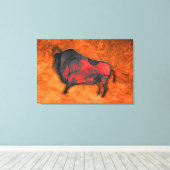 Chauvet Bison Leinwanddruck (Insitu (Holzboden))