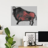 Chauvet Bison Poster (Heimbüro)