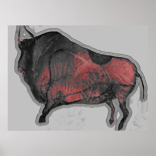 Chauvet Bison Poster (Vorne)