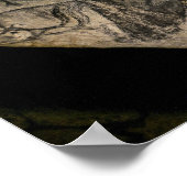 Chauvet Cave in Vallon Pont d'Arc Poster (Ecke)