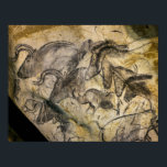 Chauvet Cave in Vallon Pont d'Arc Poster<br><div class="desc">Die Höhle Chauvet-Pont-d'Arc im Departement Ardèche im Süden Frankreichs ist eine Höhle, die einige der frühesten bekannten Höhlenmalereien sowie weitere Zeugnisse des obenpaläolithischen Lebens enthält. Es liegt in der Nähe der Gemeinde Vallon-Pont-d'Arc auf einer Kalksteinklippe oberhalb des ehemaligen Flussbettes der Ardèche. Es wurde am 18. Dezember 1994 entdeckt und gilt...</div>