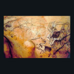 Chauvet Cave Malerei Poster<br><div class="desc">Die Höhle Chauvet-Pont-d'Arc im Departement Ardèche im Süden Frankreichs ist eine Höhle, die einige der frühesten bekannten Höhlenmalereien sowie weitere Zeugnisse des obenpaläolithischen Lebens enthält. Es liegt in der Nähe der Gemeinde Vallon-Pont-d'Arc auf einer Kalksteinklippe oberhalb des ehemaligen Flussbettes der Ardèche. Es wurde am 18. Dezember 1994 entdeckt und gilt...</div>
