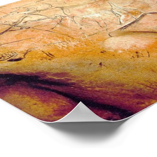 Chauvet Cave Malerei Poster (Ecke)