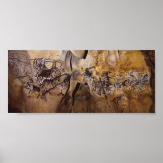 Chauvet Cave Malerei Poster