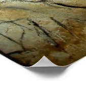 Chauvet Höhle Pferde und andere Malereien Poster (Ecke)