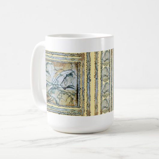 Chauvet Höhlen-Löwen Kaffeetasse (Vorderseite Links)