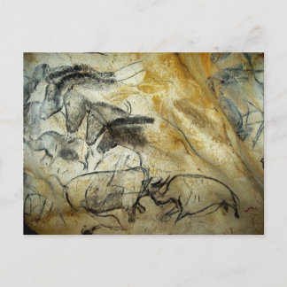 Chauvet Lascaux Höhle Pferde und Tiere Postkarte