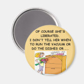 Chauvinist-Schwein-Witz Magnet (Vorderseite/Rückseite)