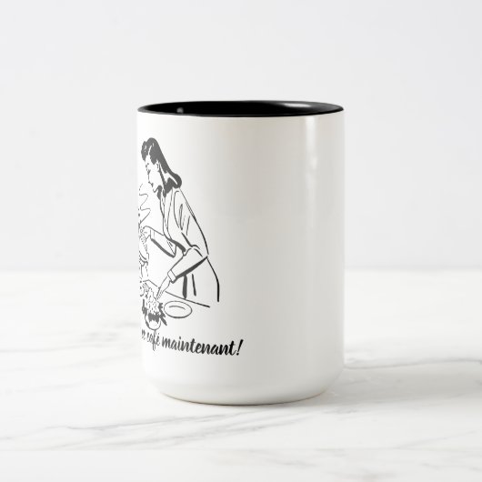Chauvinistischer Mann - ich nehme diesen Kaffee Zweifarbige Tasse (Mittel)