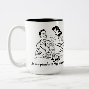 Chauvinistischer Mann - Ich nehme jetzt diesen Kaf Zweifarbige Tasse