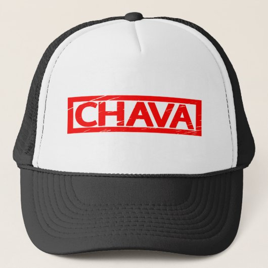 Chava Briefmarke Truckerkappe (Vorderseite)