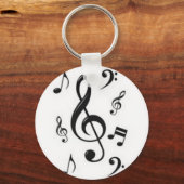 Chaveiro claves musicais schlüsselanhänger (Vorderseite)