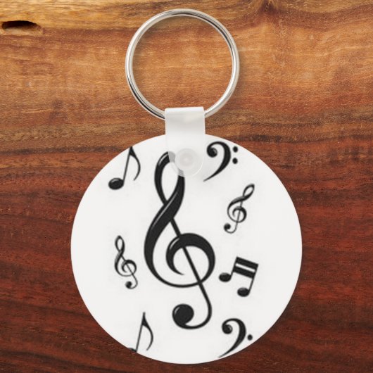 Chaveiro claves musicais schlüsselanhänger (Vorderseite)