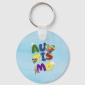 Chaveiro Mãe de Autista Schlüsselanhänger (Rückseite)
