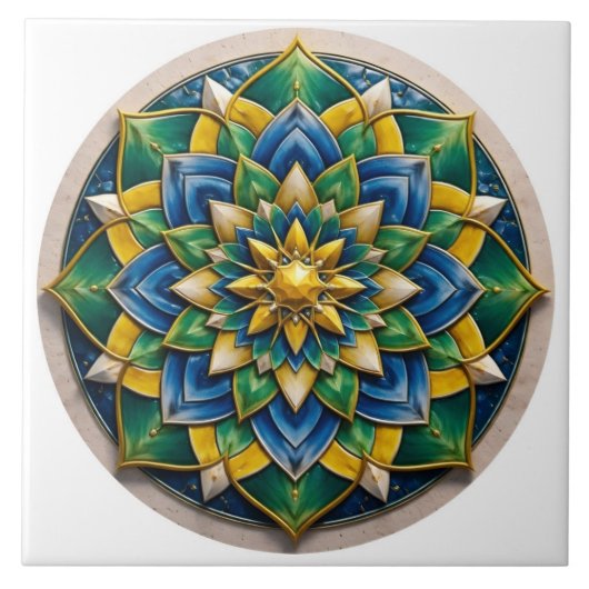 Chaveiro Mandala Luxo - 01 Fliese (Vorderseite)