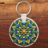 Chaveiro Mandala Luxo - 01 Schlüsselanhänger (Rückseite)