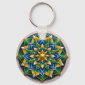 Chaveiro Mandala Luxo - 01 Schlüsselanhänger (Rückseite)