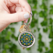 Chaveiro Mandala Luxo - 01 Schlüsselanhänger (Hand)