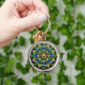 Chaveiro Mandala Luxo - 01 Schlüsselanhänger (Hand)