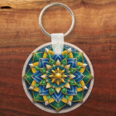 Chaveiro Mandala Luxo - 01 Schlüsselanhänger (Vorderseite)