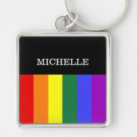 Chaveiro Porta-chaves Orgulho Gay Rainbow