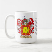 Chavis, der Ursprung, die Bedeutung und das Wappen Kaffeetasse (Links)